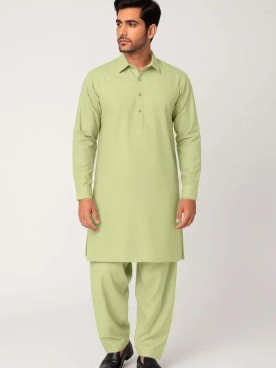 Dynamic wash n wear – Light Solid Green Color